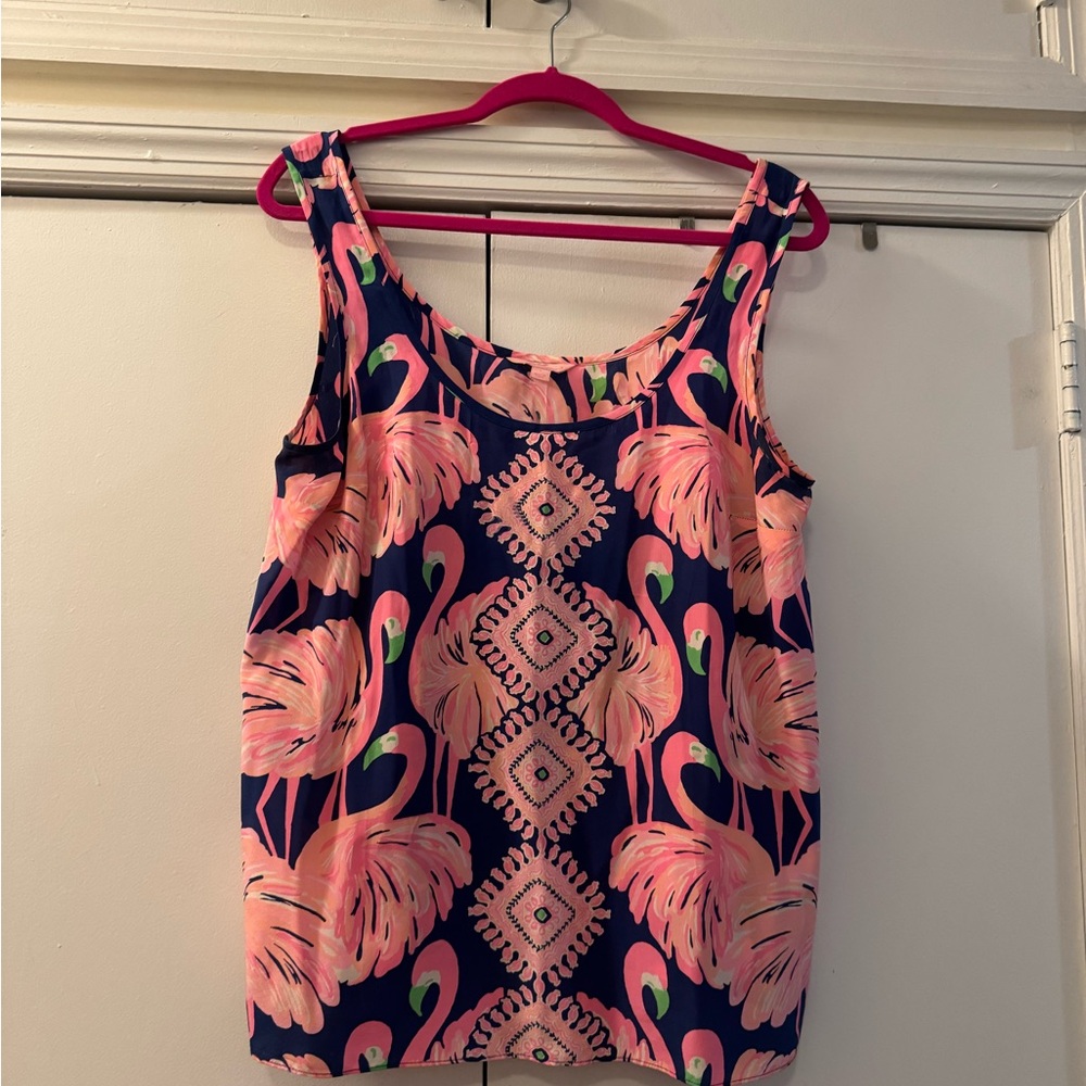 Lilly Pulitzer Pink Flamingo Tank Top